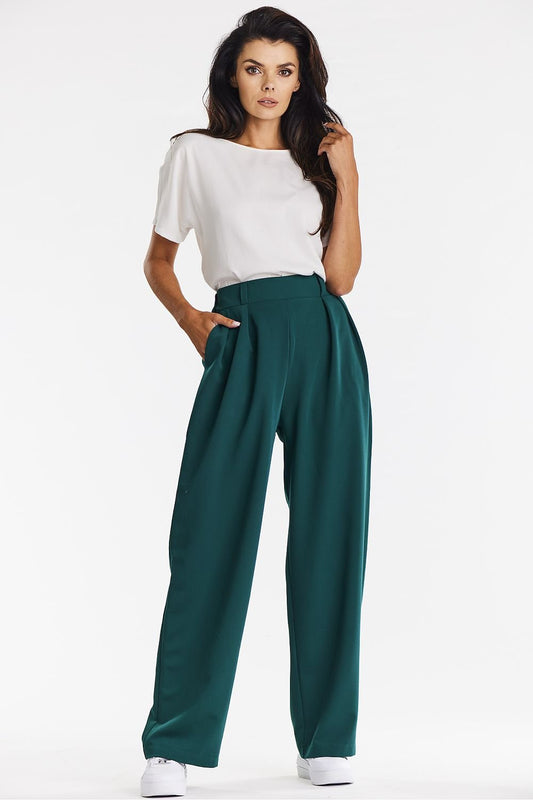 Women trousers awama green