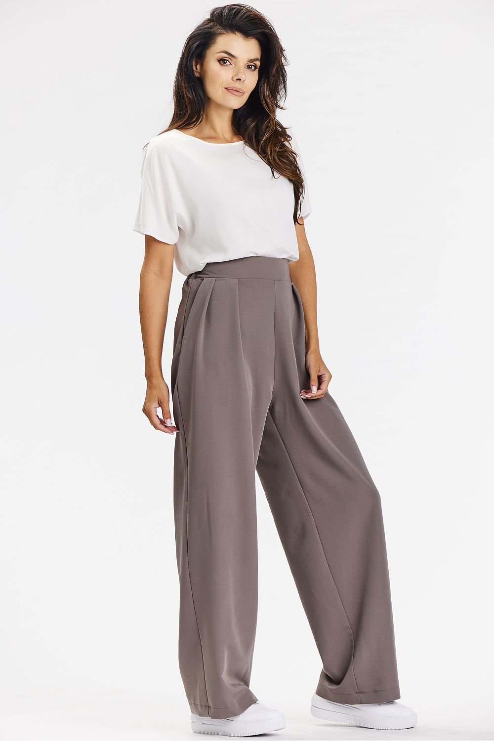 Women trousers awama brown