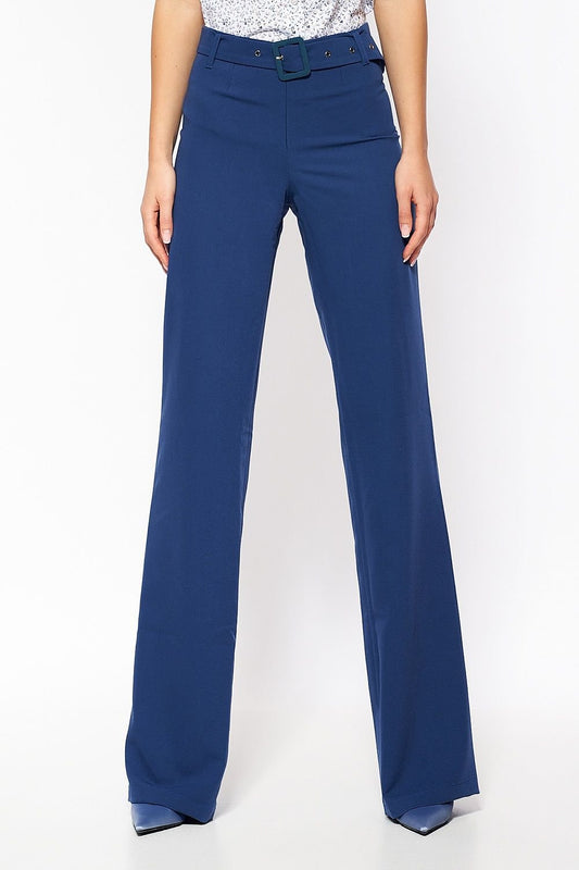 Women trousers Nife navy blue