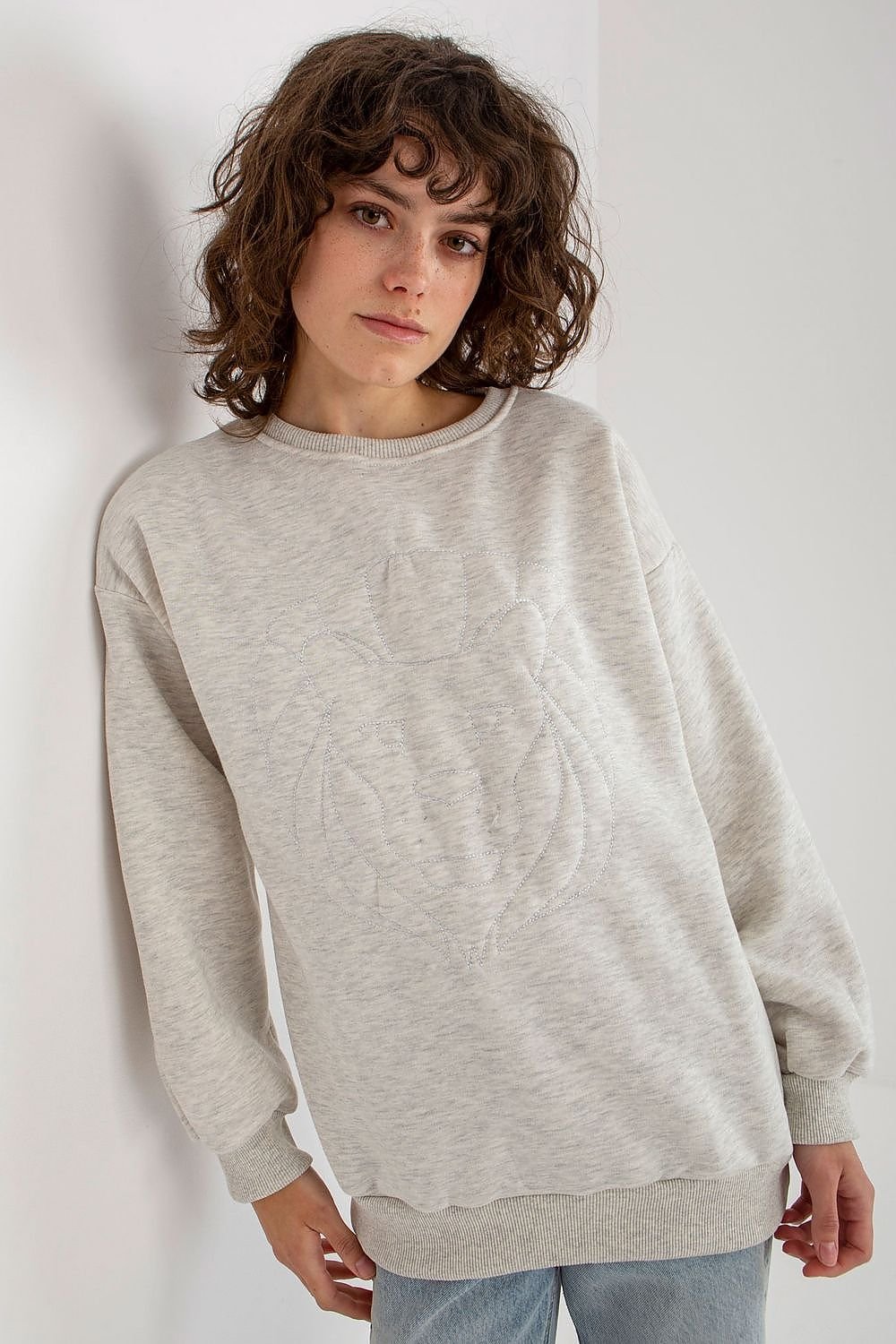 Sweatshirt Ex Moda grey